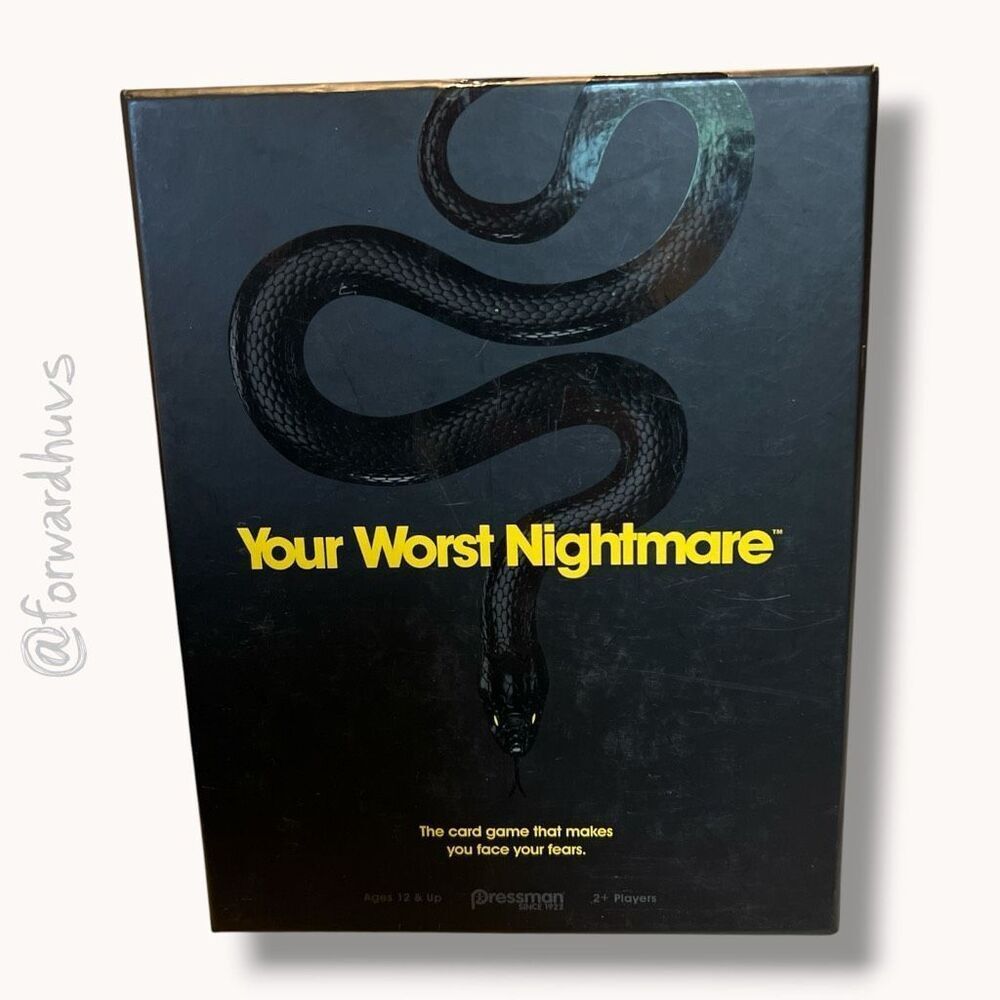 Your Worst Nightmare Card Game by Pressman